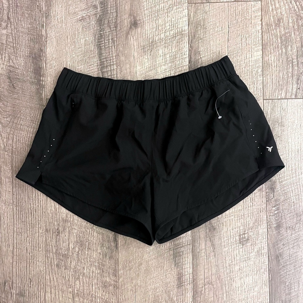 Old Navy Active Womens Black Quick Dry Running Shorts Reflective Size M 54023